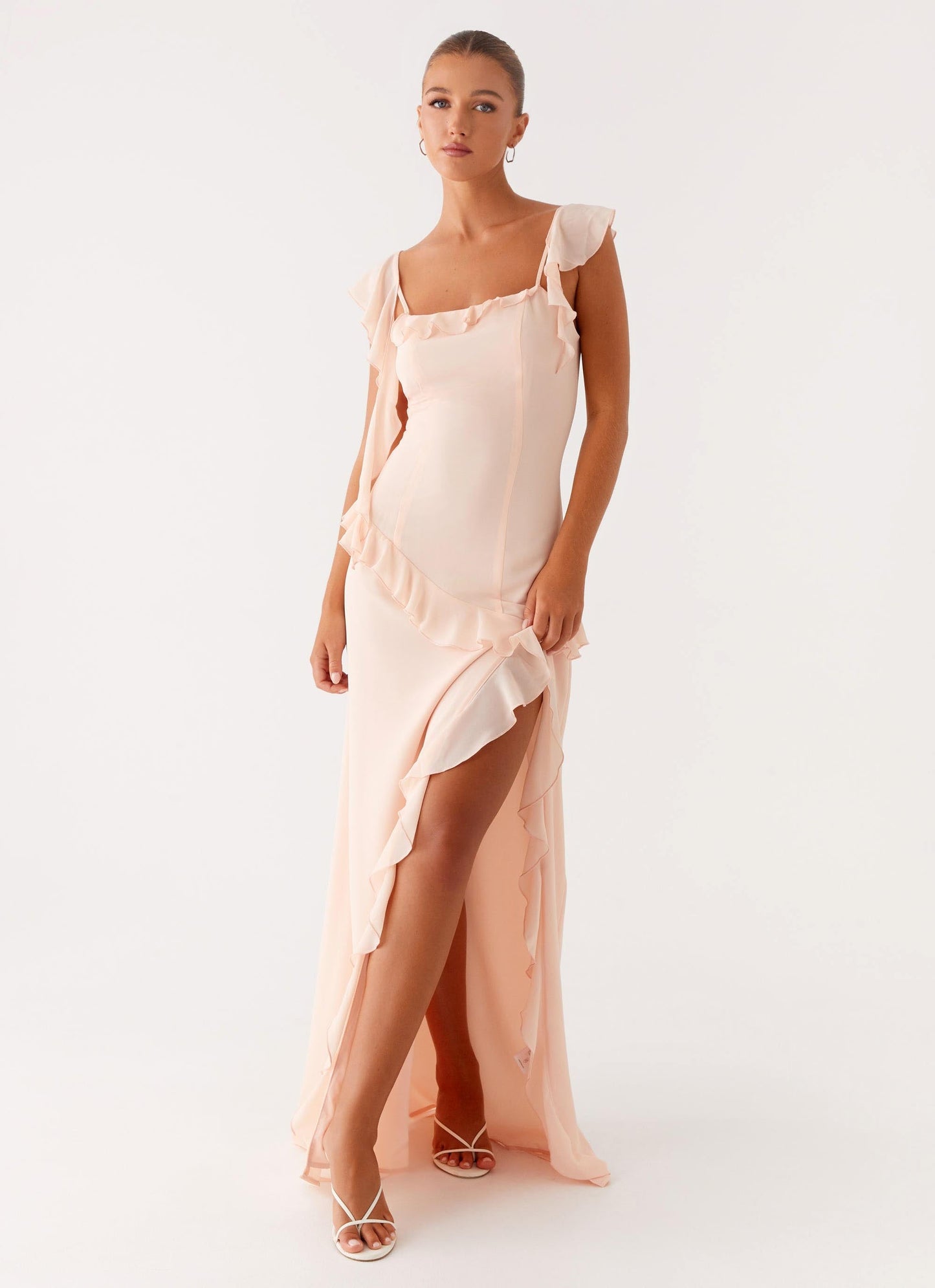 Naya Maxi Dress - Peach
