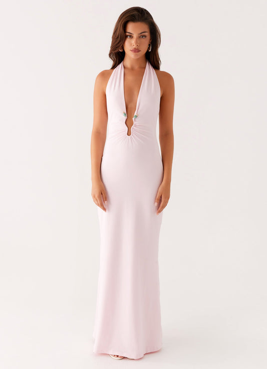 Nicola Maxi Dress - Pink