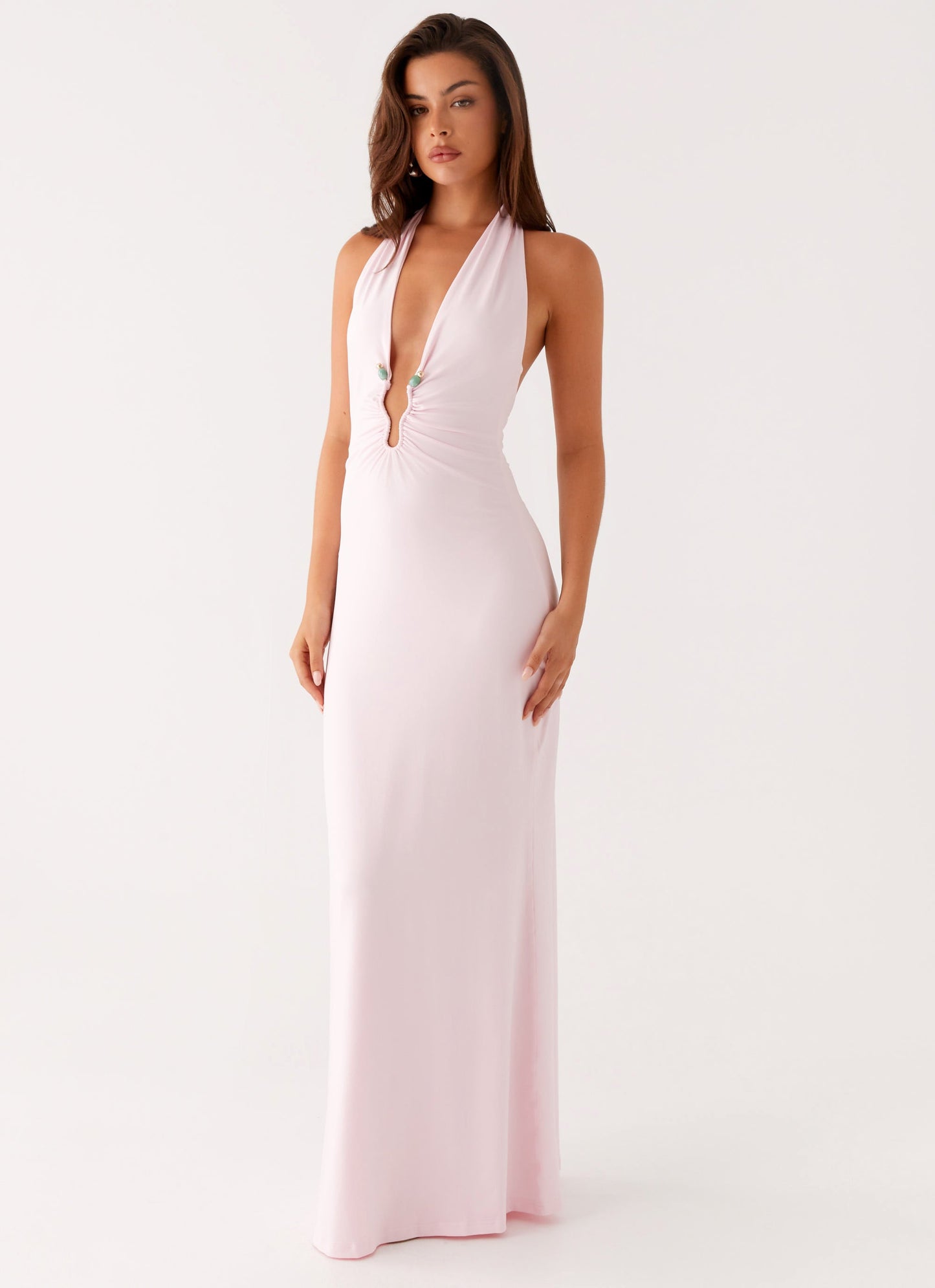 Nicola Maxi Dress - Pink