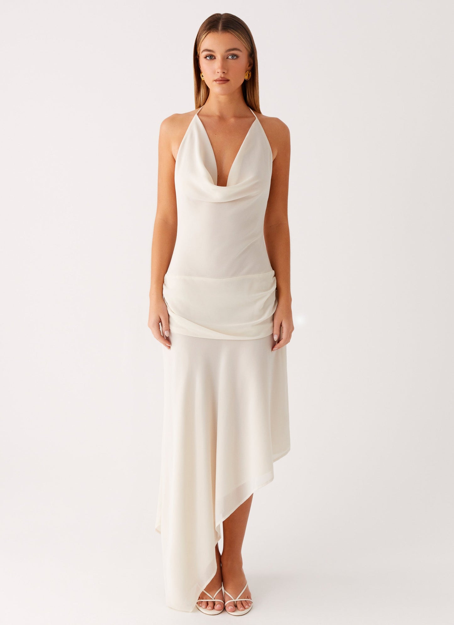 Nyra Midi Dress - Cream
