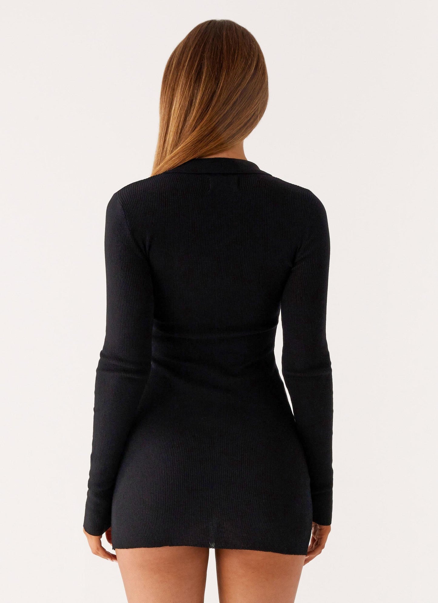 Off Duty Polo Dress - Black