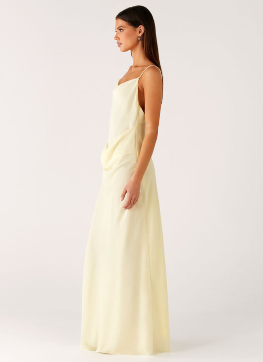 Oliana Maxi Dress - Yellow