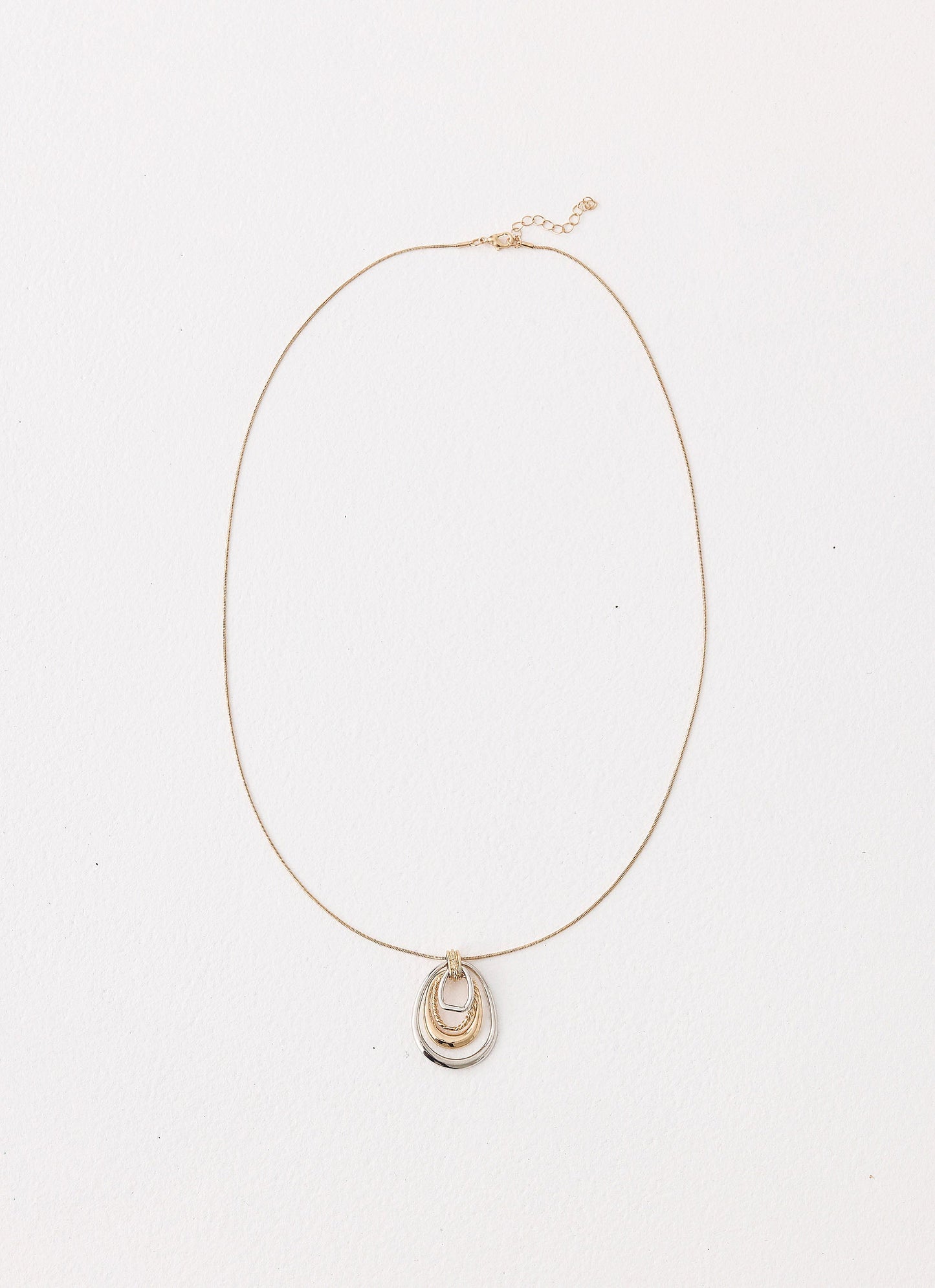 On The Low Necklace - Two Tone
