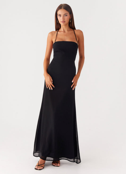 Peggy Maxi Dress - Black