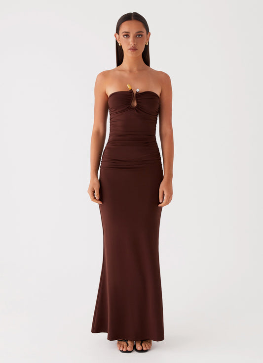 Rudy Maxi Dress - Brown
