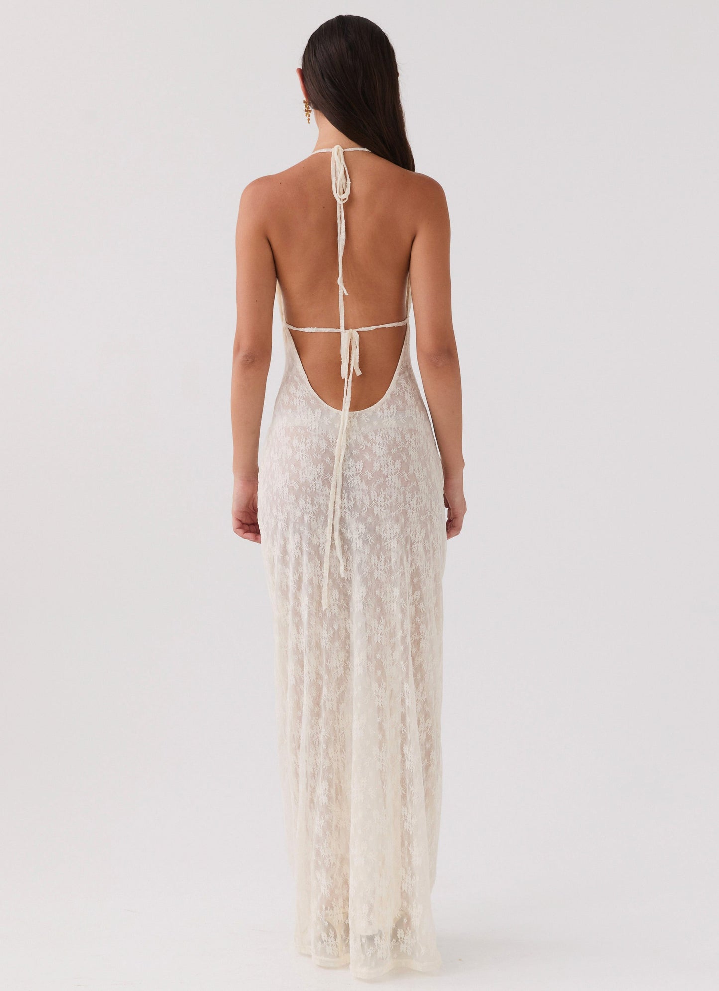 Champagne Coastline Maxi Dress - Ivory