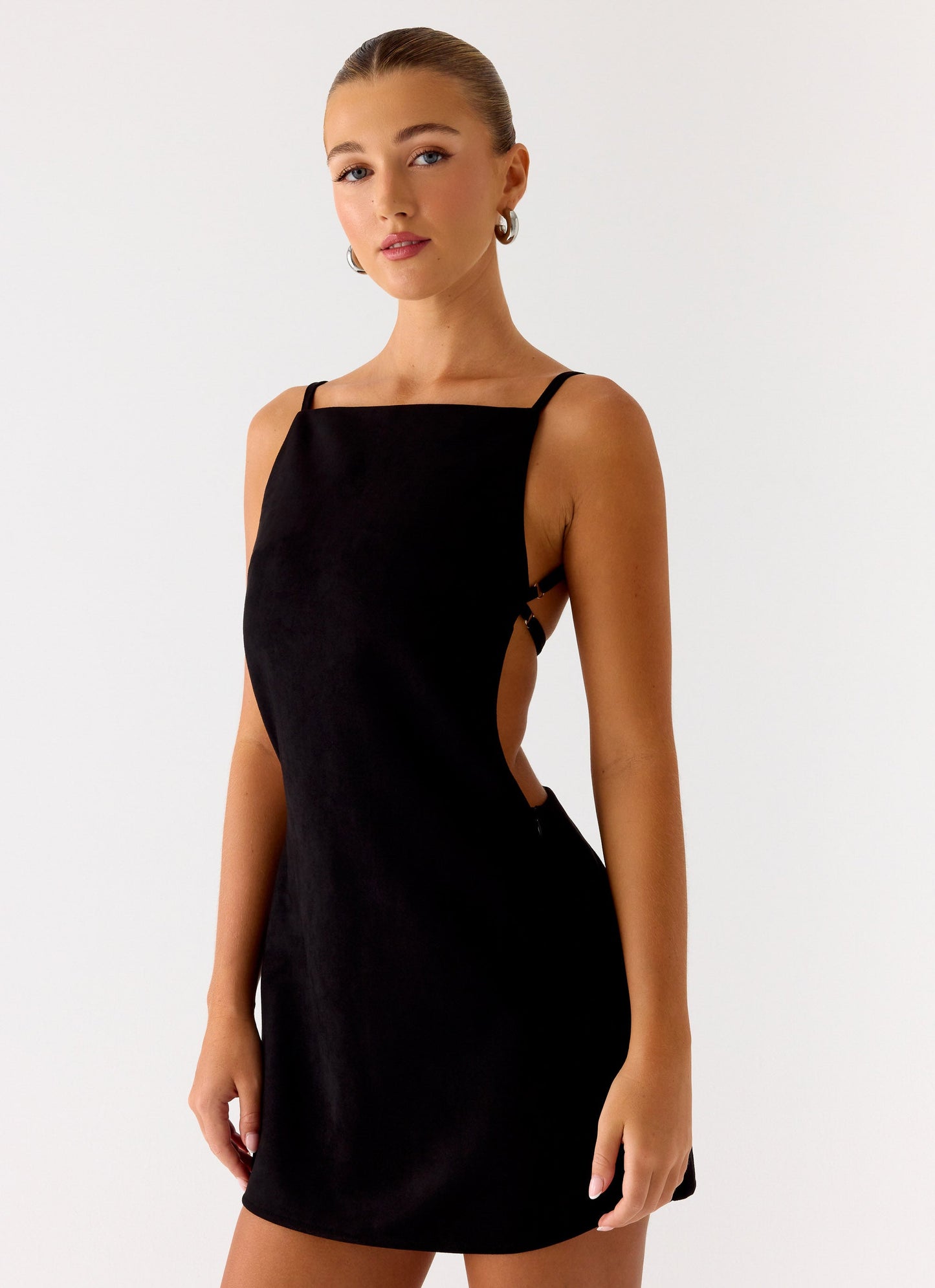 Play With Fire Mini Dress - Black