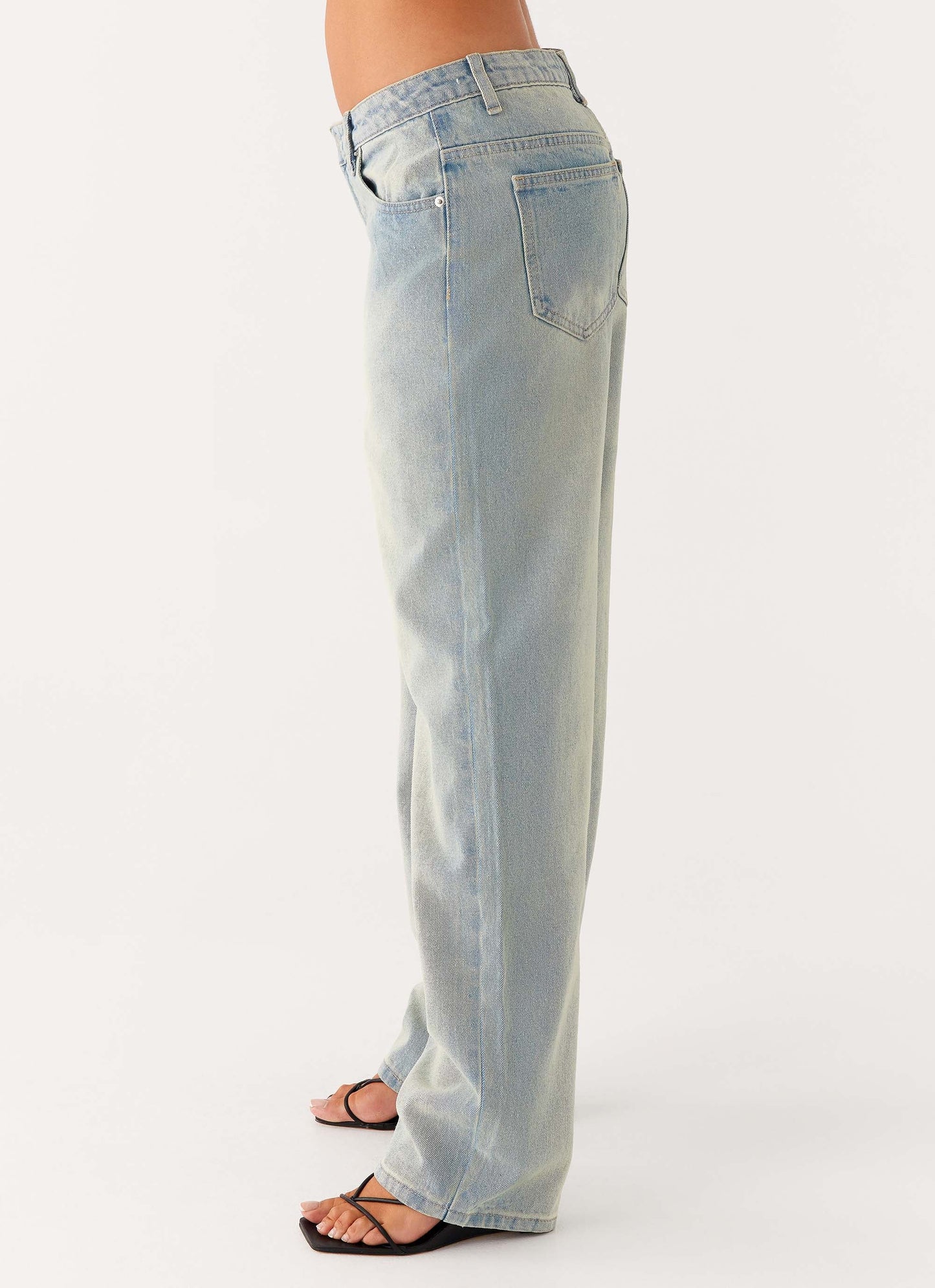 Poppy Low Rise Jeans - Vintage Denim