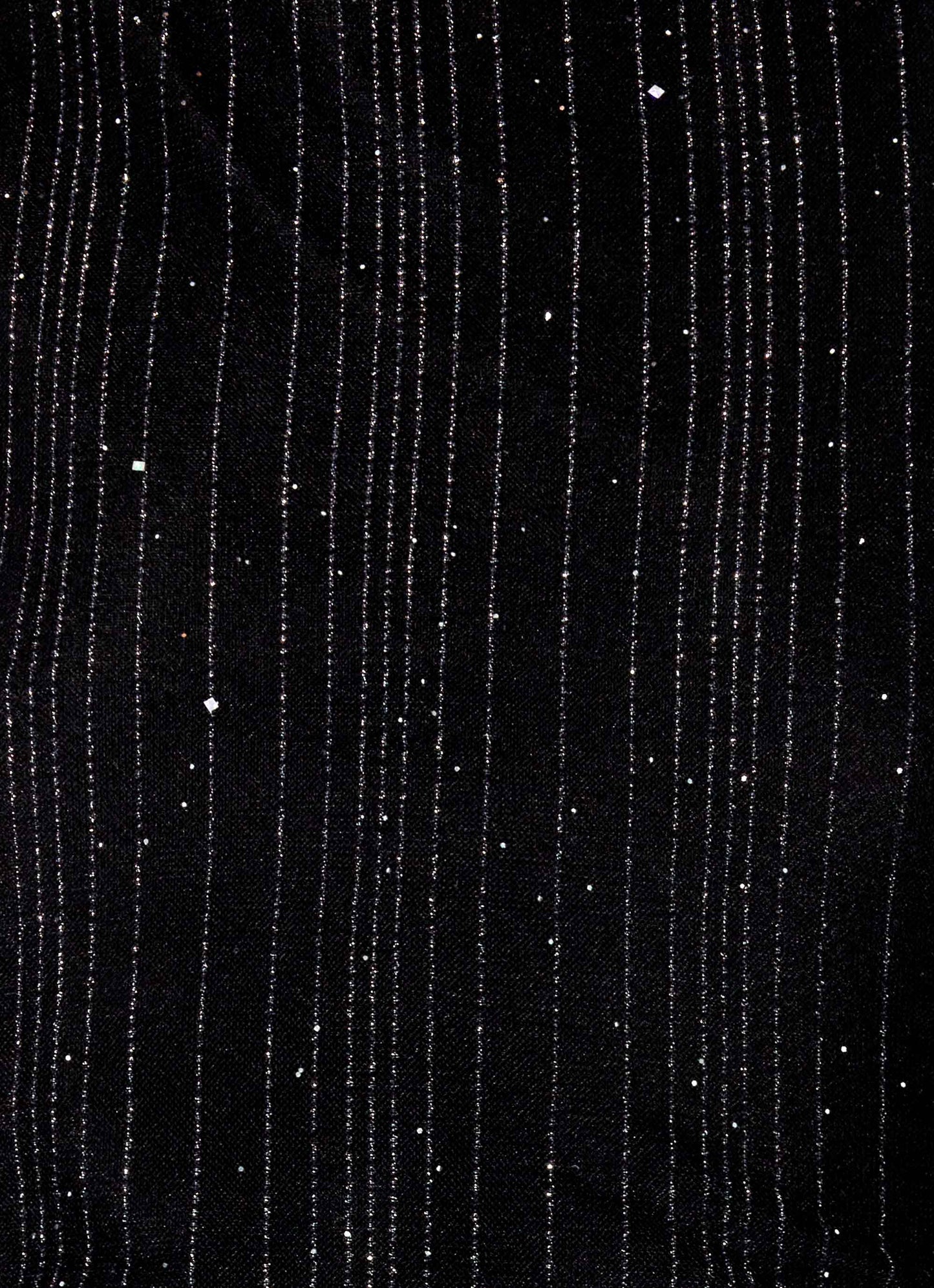 Portofino Sparkle Mesh Mini Dress - Black