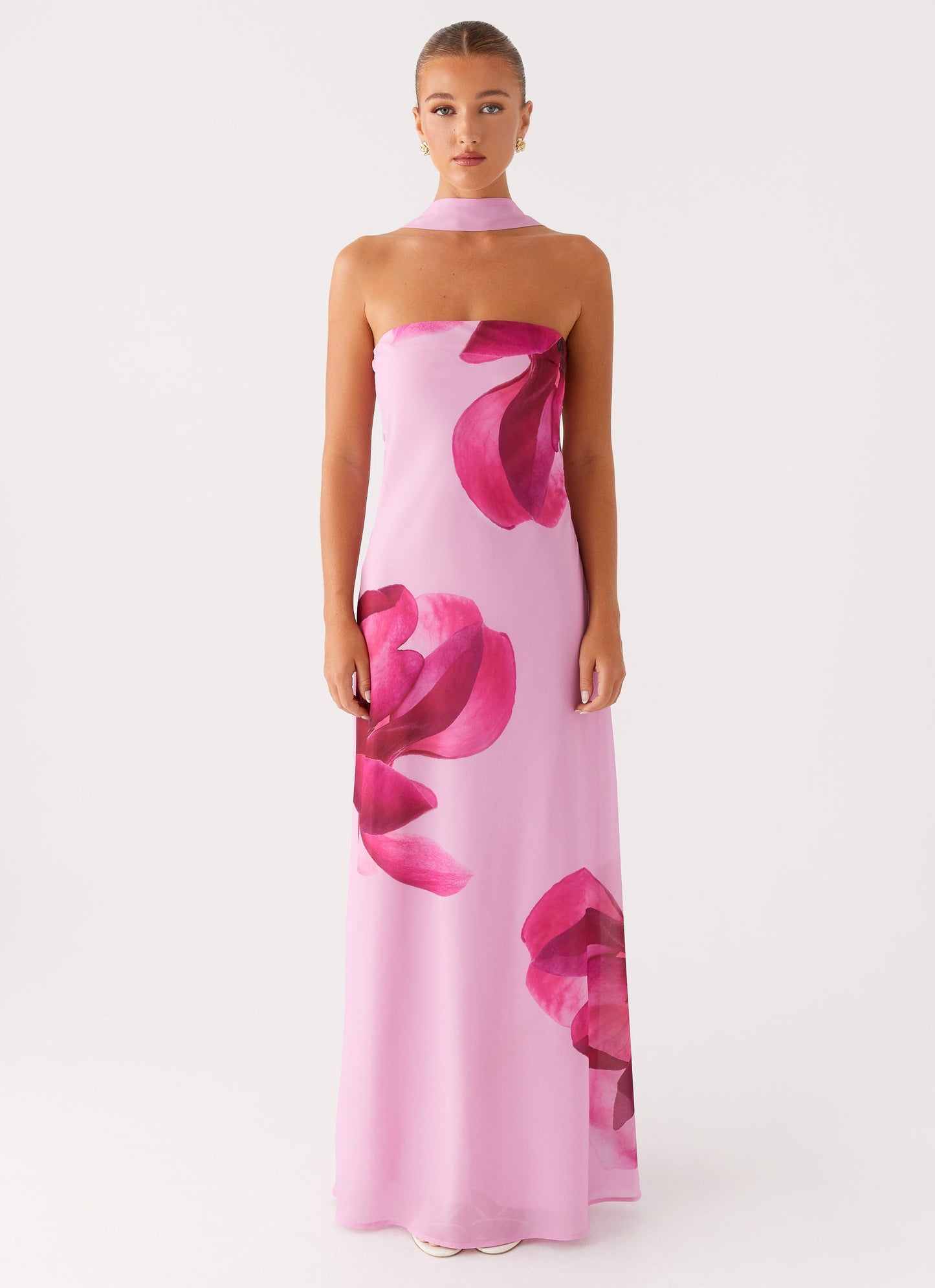 Prim Maxi Dress - Pastel Pink