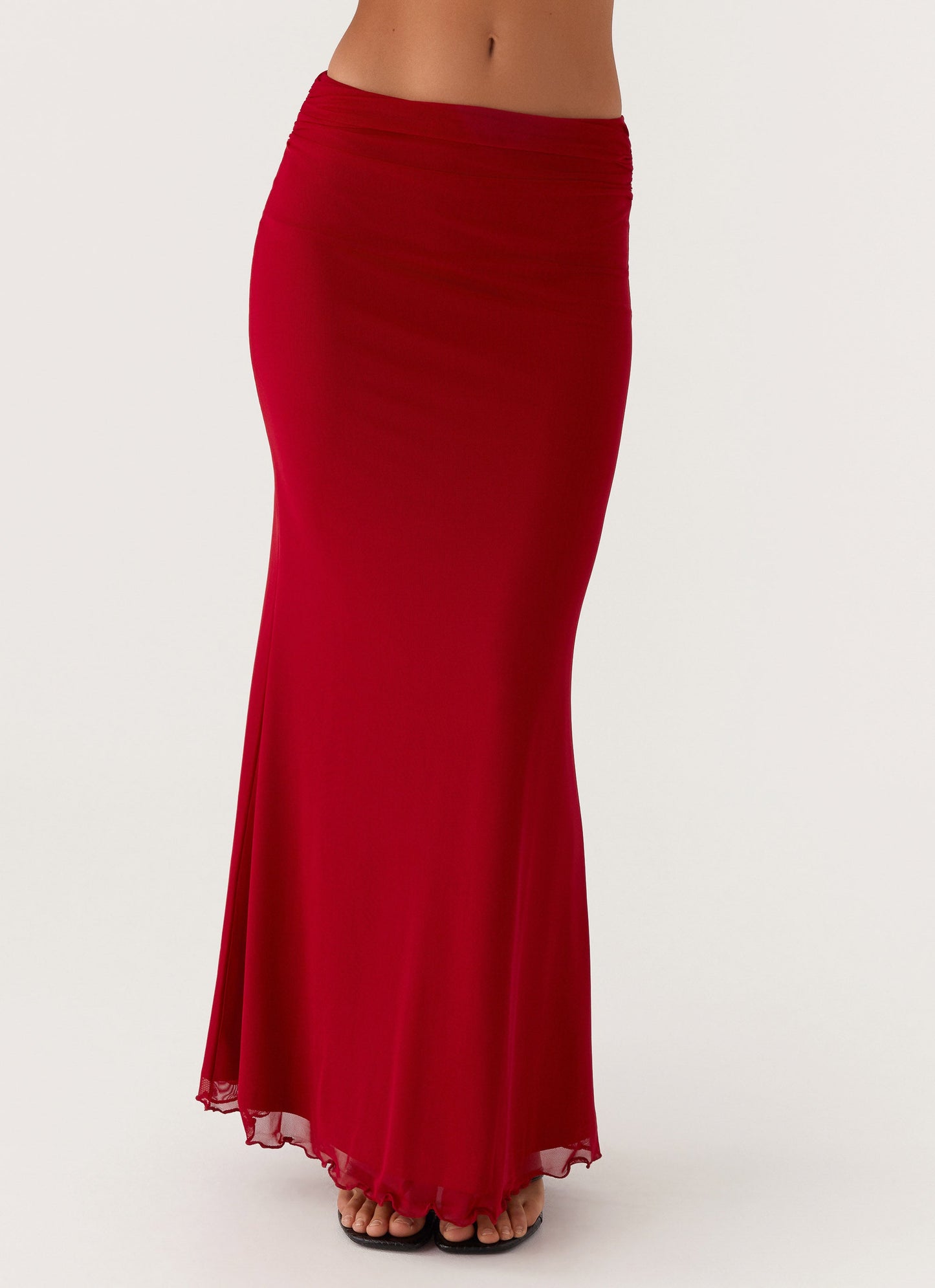 Rayne Maxi Skirt - Red
