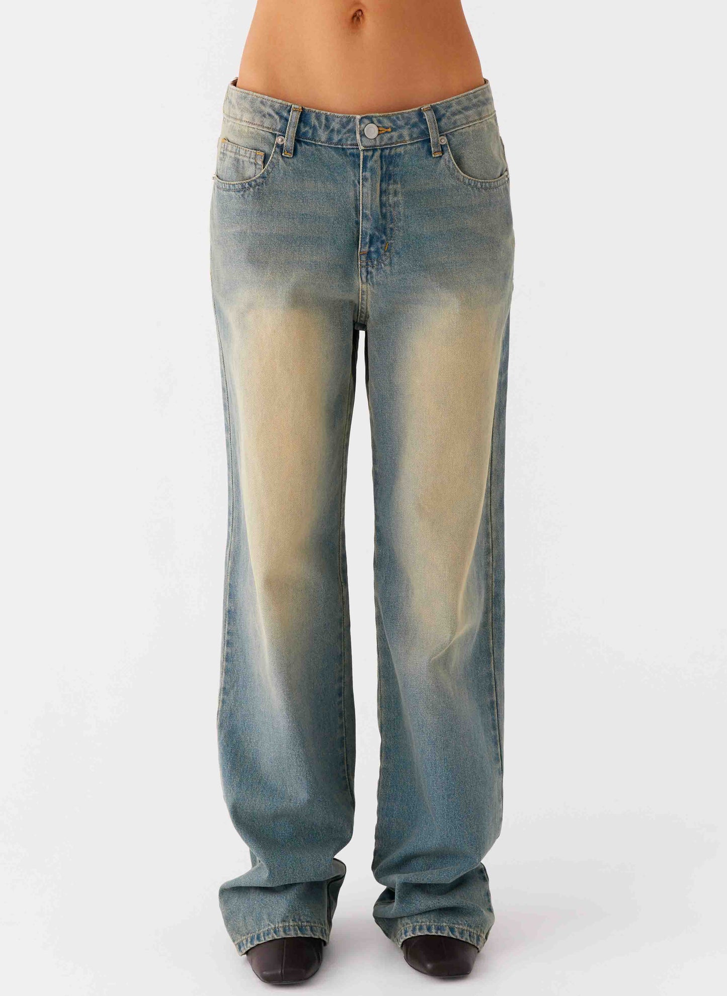 San Diego Straight Leg Jeans - Blue Wash