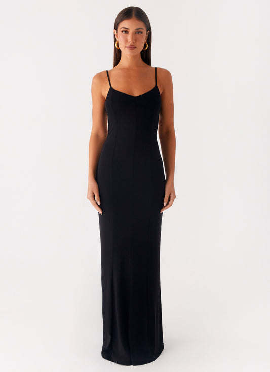 Serene Escape Maxi Dress - Black
