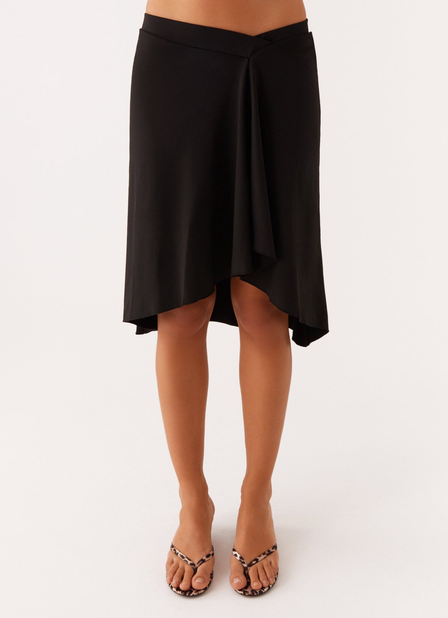 Shes A Lady Midi Skirt - Black