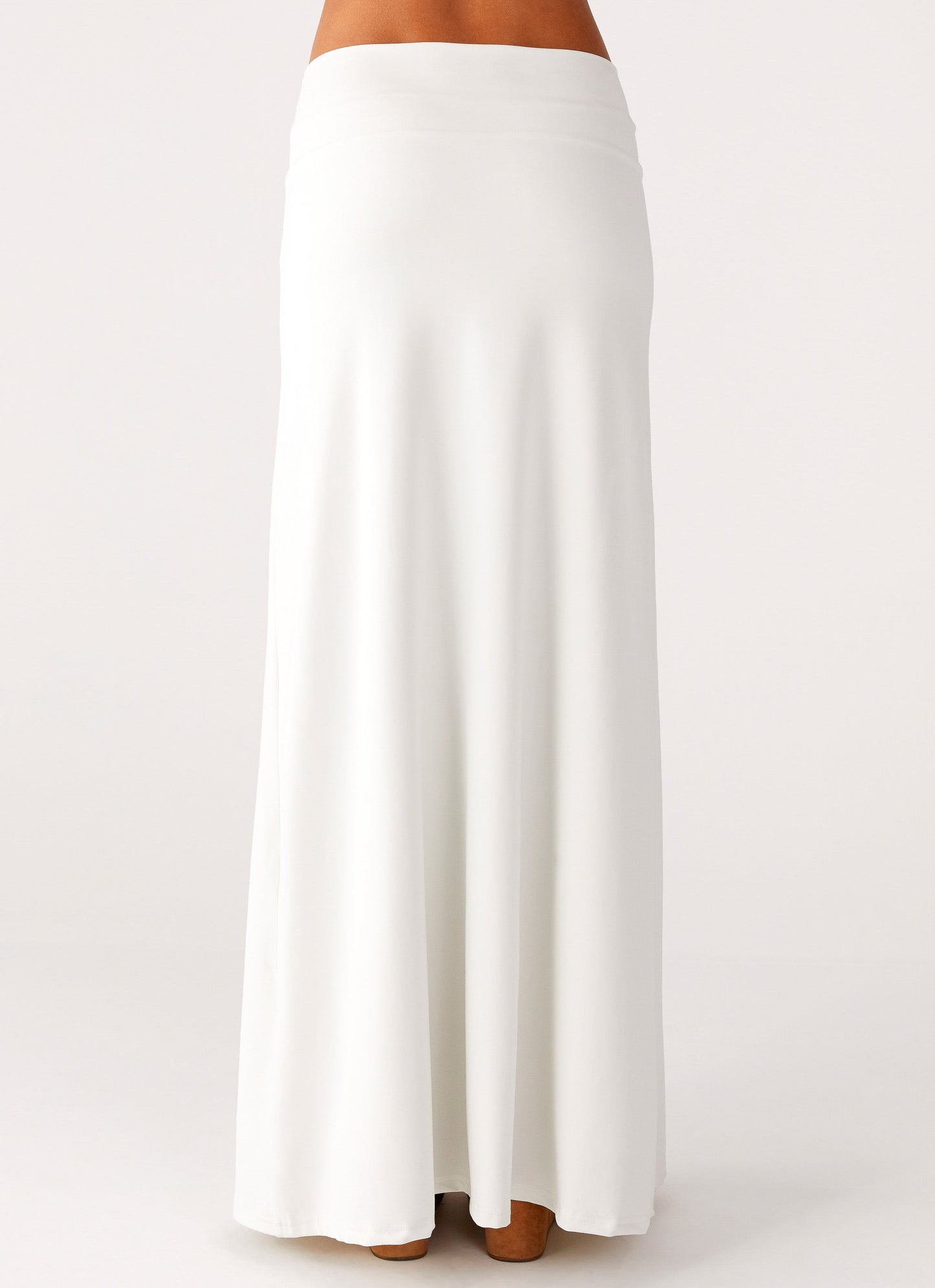 Shoreline Glow Maxi Skirt - Off White