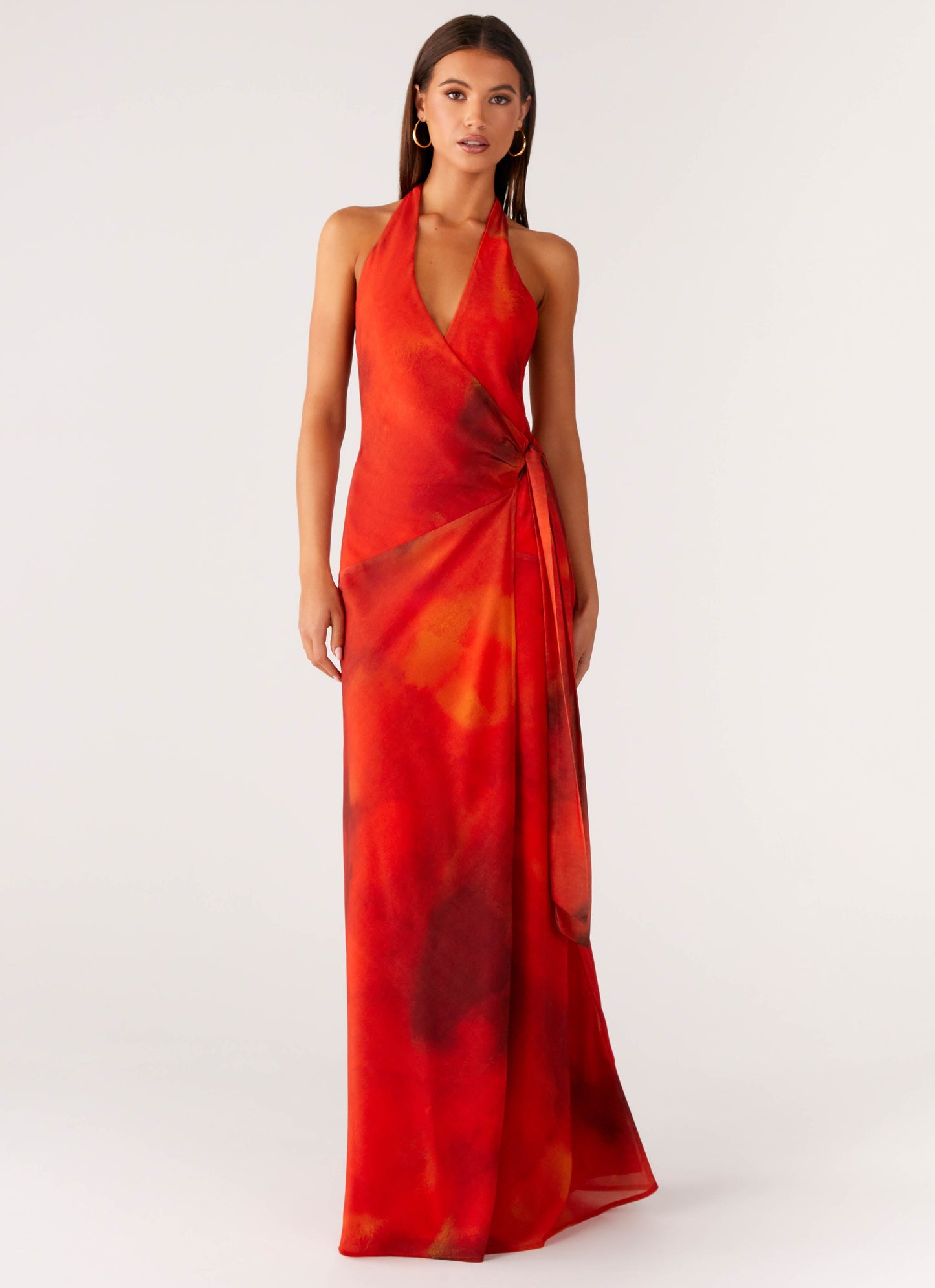 So Chic Maxi Dress - Scarlet Blur