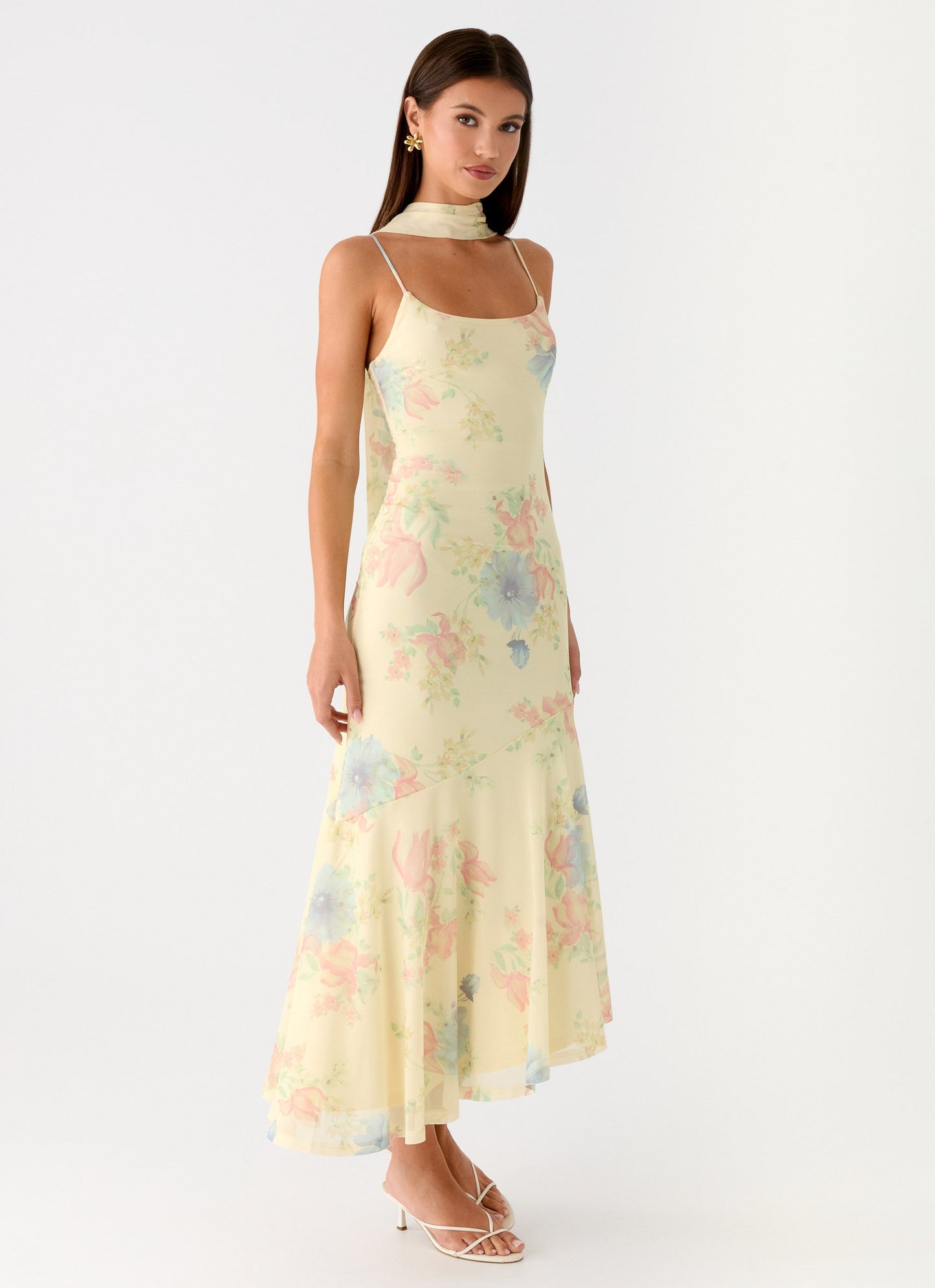 Sole Mio Midi Dress - Spring Meadow