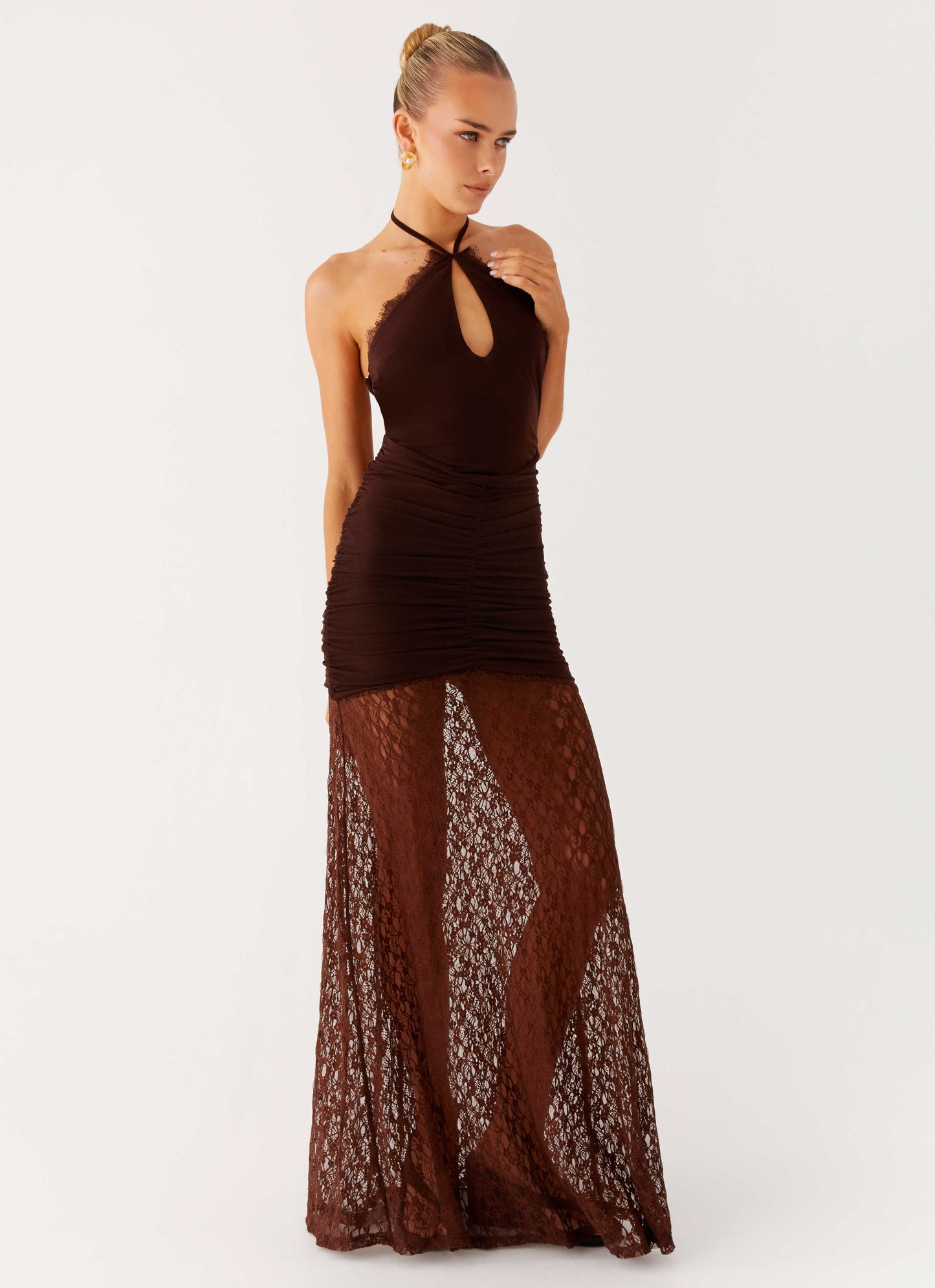 Somber Maxi Dress - Chocolate