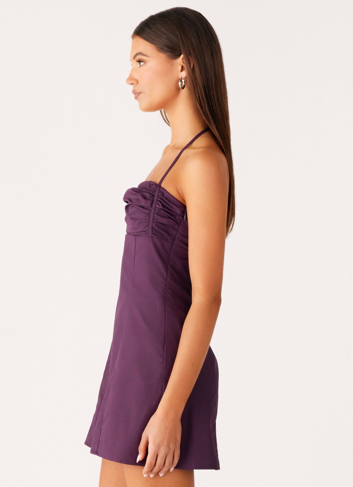 Sonique Mini Dress - Plum
