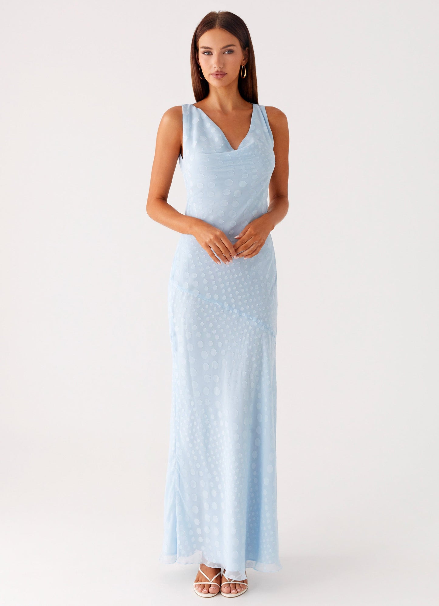 Sundance Chiffon Maxi Dress - Blue