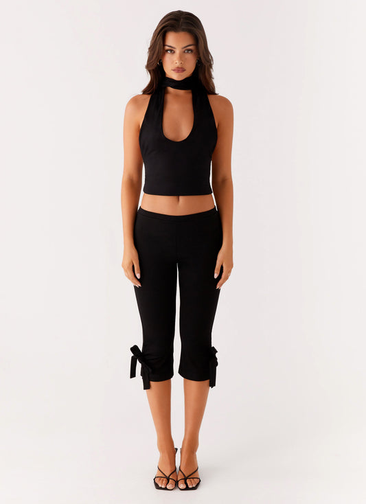 Takeover Capri Pants - Black