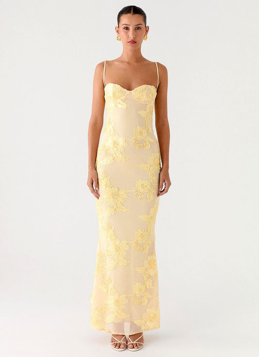 That Girl Maxi Dress - Lemon