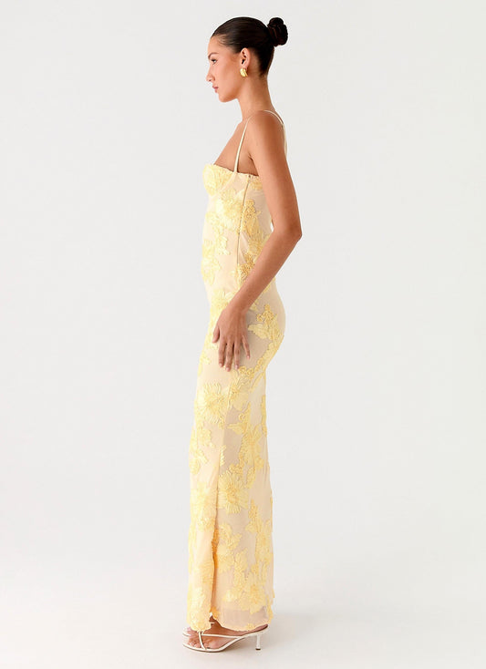 That Girl Maxi Dress - Lemon