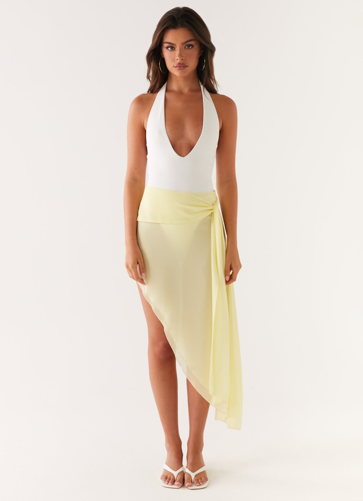 Tilly Swim Skirt - Pastel Yellow