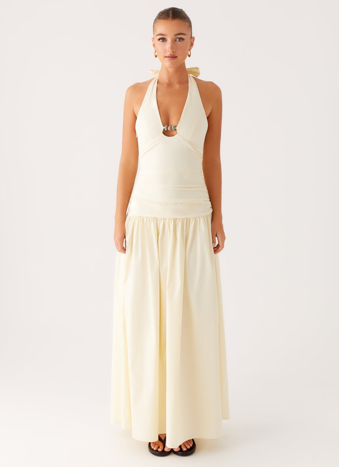 Val Maxi Dress - Lemon