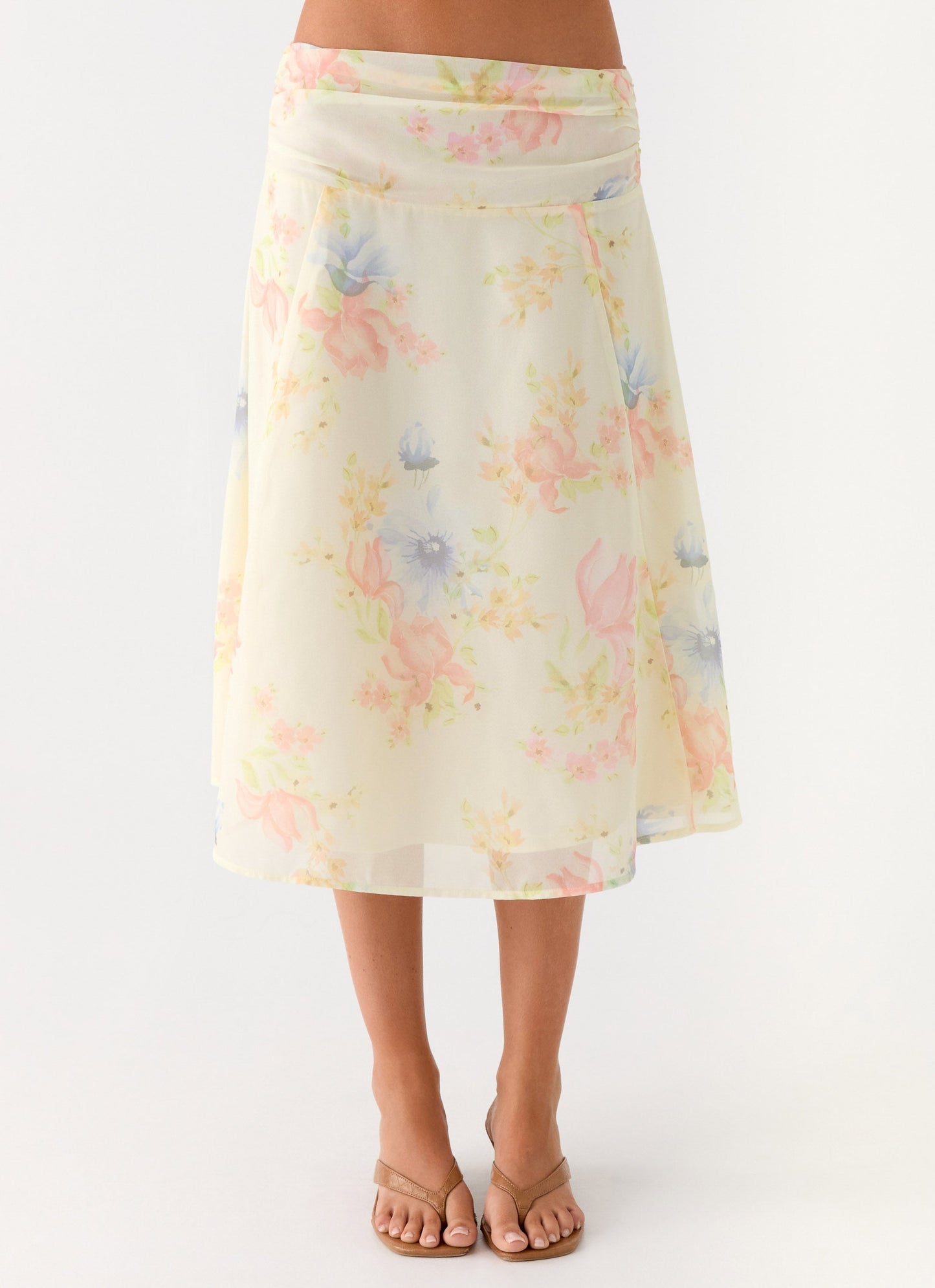 Valley Midi Skirt - Spring Meadow