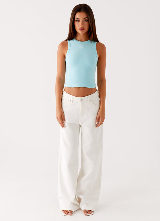 Veda Tank Top - Turquoise