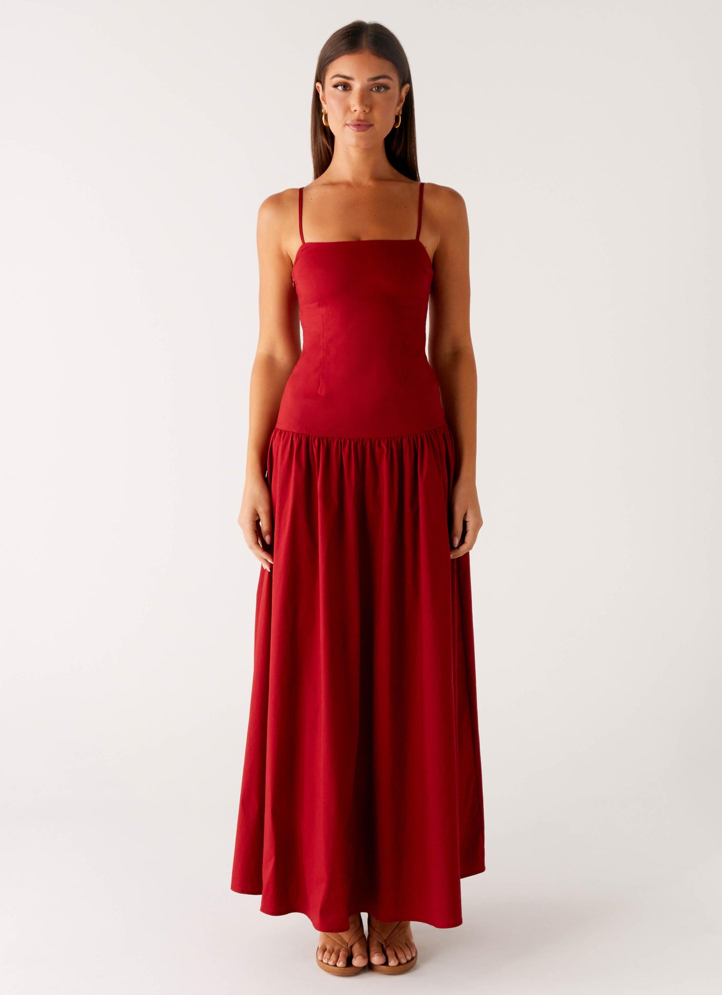 Vince Cami Maxi Dress - Deep Red