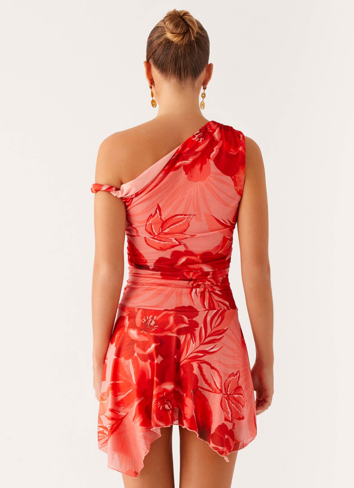 Wade Mini Dress - Sicily Sunsets Print