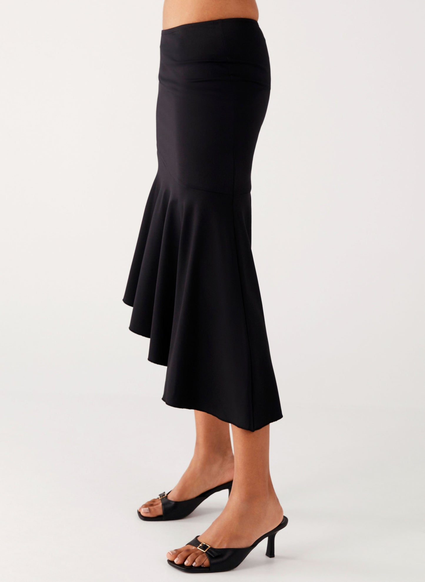 Wonderlust Midi Skirt - Black