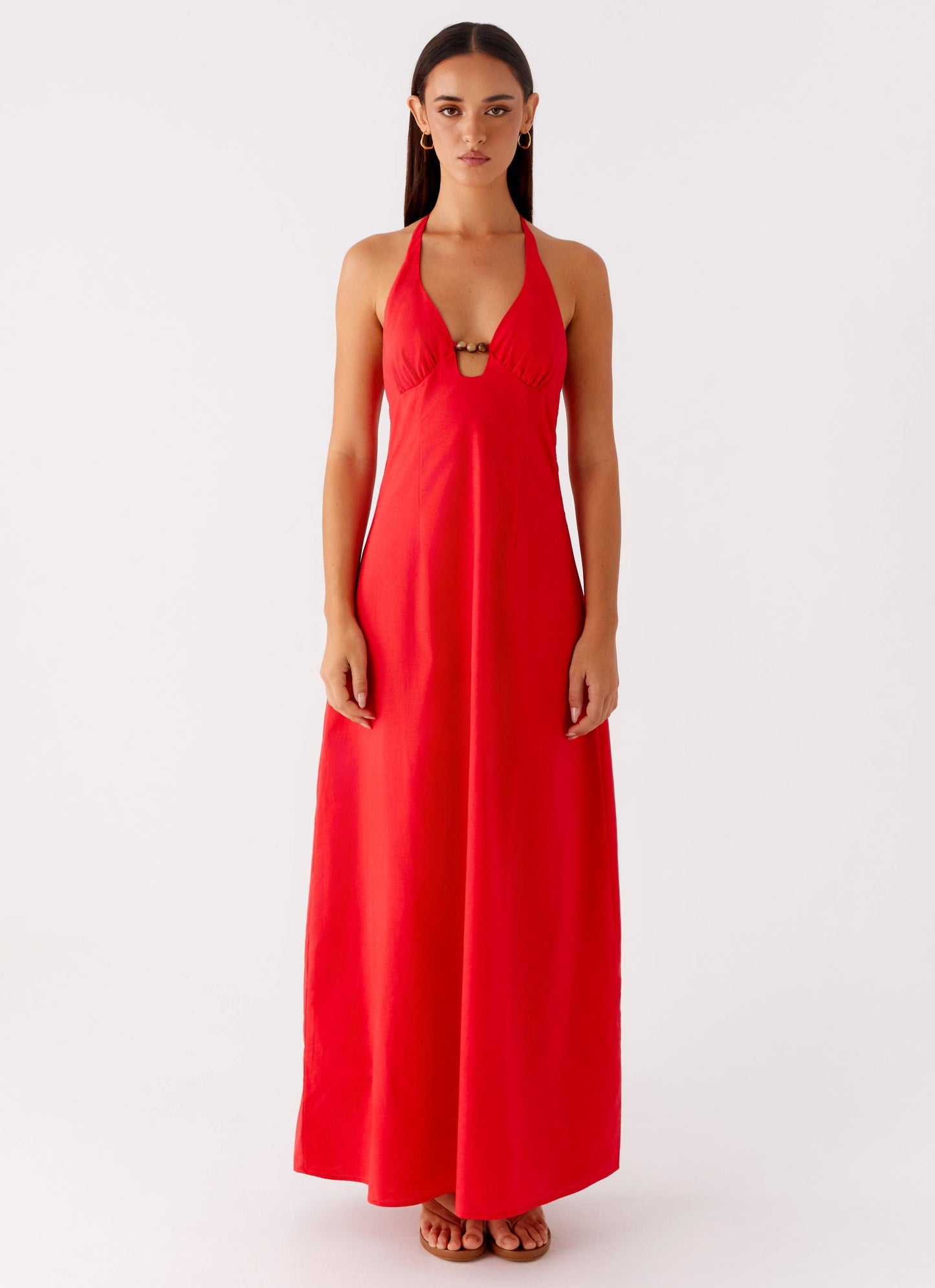 Zana Maxi Dress - Red